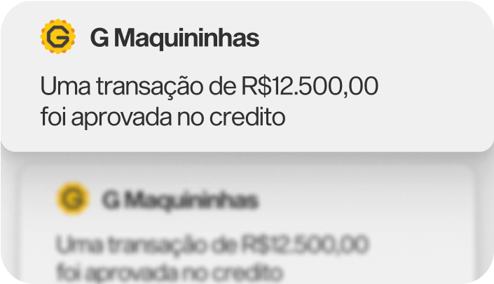 Notificação de Transação aprovada